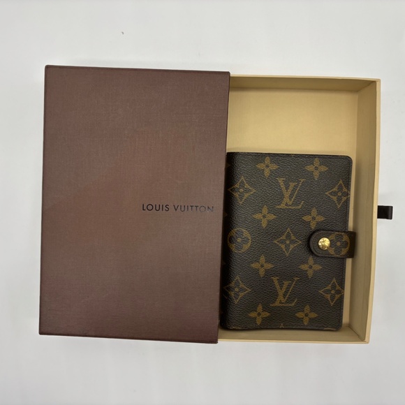 Louis Vuitton Monogram Canvas Small Ring Agenda Cover - Picture 3 of 6